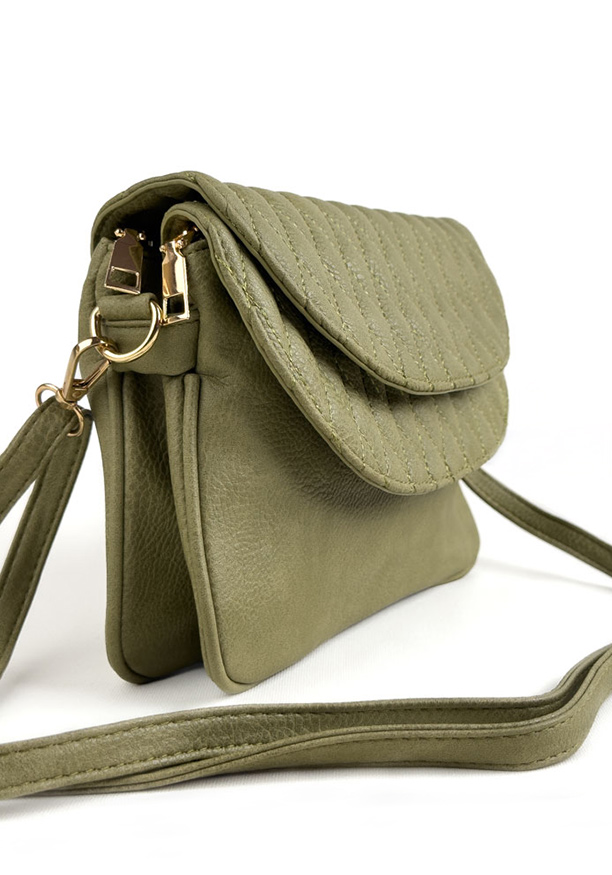 LIGHT GREEN TRENDY SIDE BAG